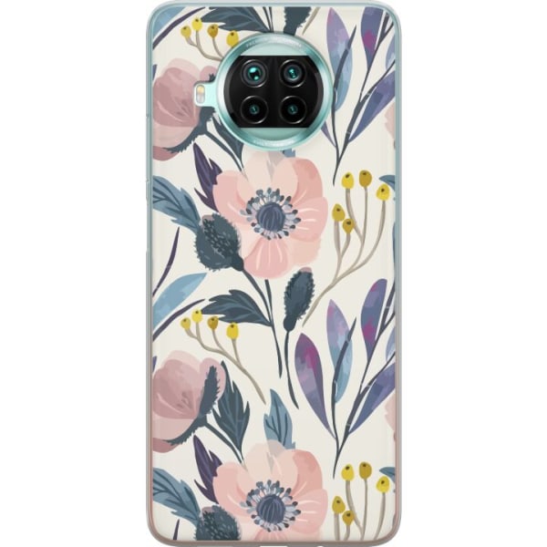 Xiaomi Mi 10T Lite 5G Gennemsigtig cover Blomsterlykke