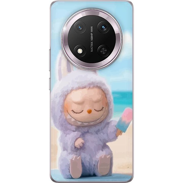 Honor Magic7 Lite Läpinäkyvä kuori Labubu Vaaleanpunainen T