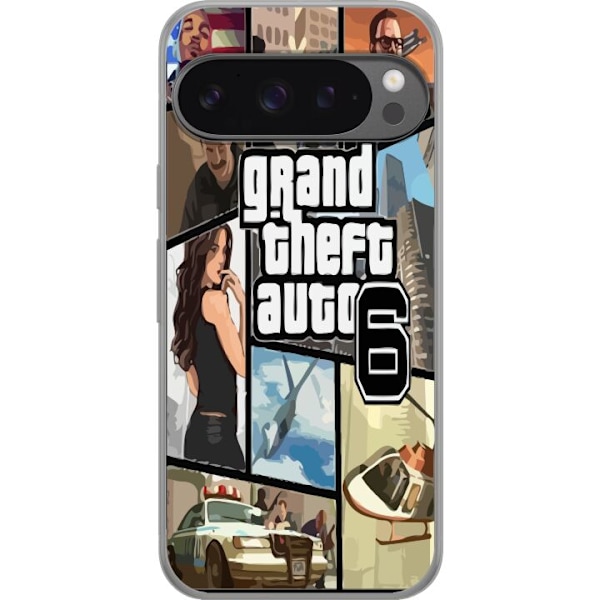 Google Pixel 9 Pro XL Gennemsigtig cover Grand Theft Auto 6