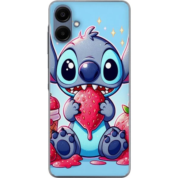 Samsung Galaxy A06 Gennemsigtig cover  Stitch jordbær