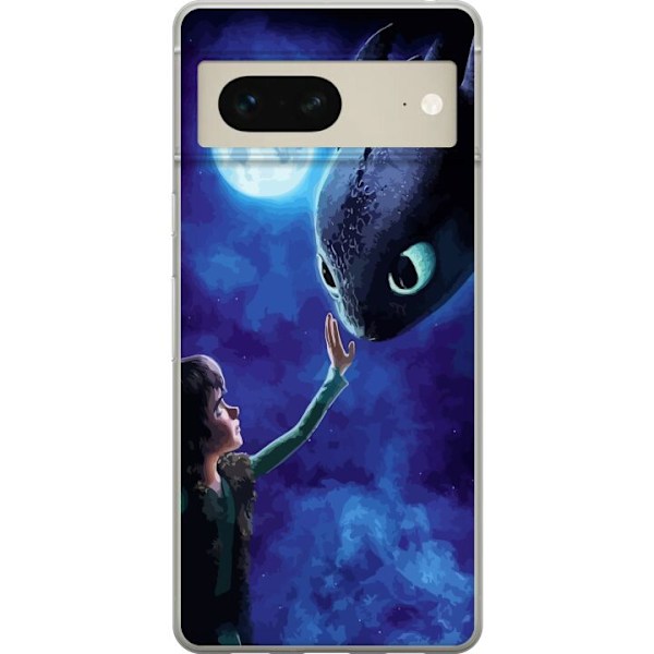 Google Pixel 7 Läpinäkyvä kuori Kuinka Kouluttaa Lohikäärmeesi