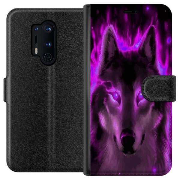 Kompatibelt Plånboksfodral till OnePlus 8 Pro Varg