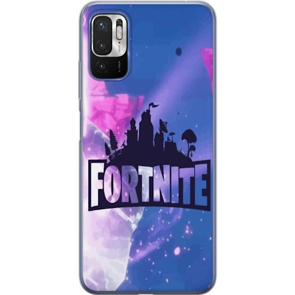 Xiaomi Redmi Note 10 5G Gennemsigtig cover Fortnite