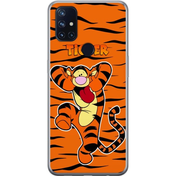 OnePlus Nord N10 5G Gennemsigtig cover Tiger