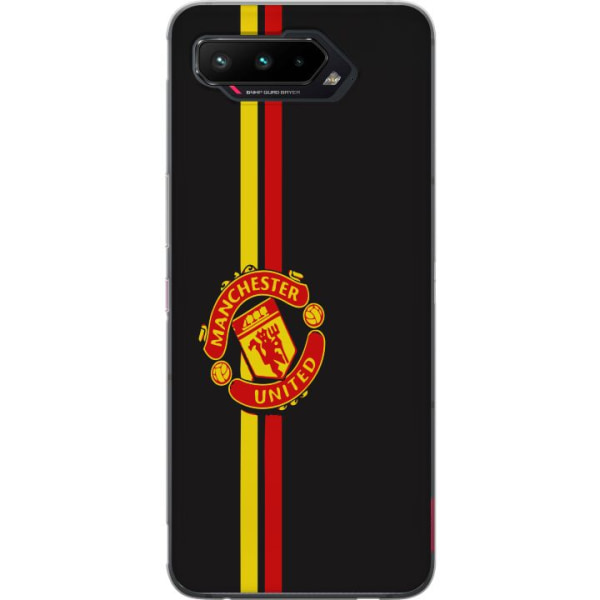 Asus ROG Phone 5 Gennemsigtig cover Manchester United F.C.