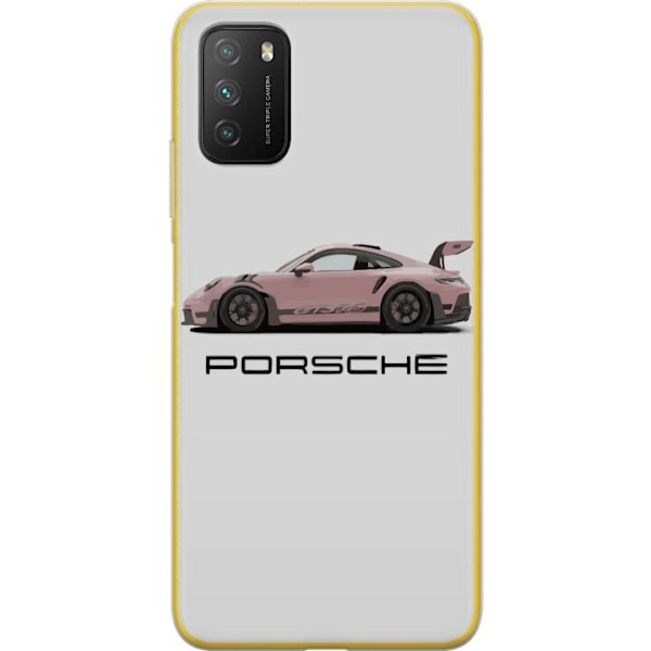 Xiaomi Poco M3  Gennemsigtig cover Porsche 911 Pink