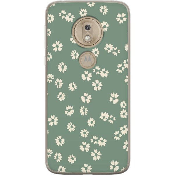 Motorola Moto G7 Play Läpinäkyvä kuori Kukkaisunelma - Värikäs Kukkakuvio
