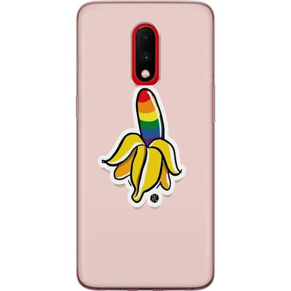 OnePlus 7 Gjennomsiktig deksel Glad Banan