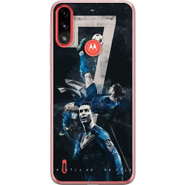 Motorola Moto E7 Power Gennemsigtig cover Ronaldo