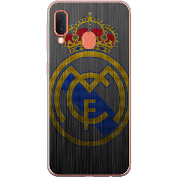 Samsung Galaxy A20e Läpinäkyvä kuori Real Madrid CF