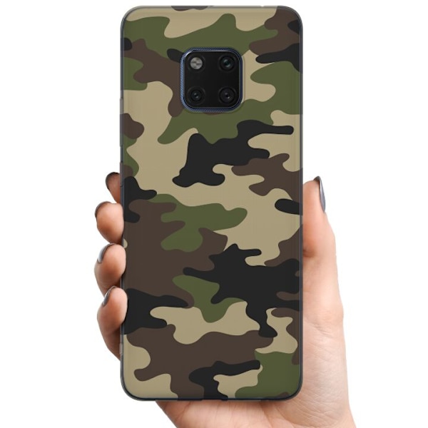 Huawei Mate 20 Pro TPU Mobilcover Skov camo