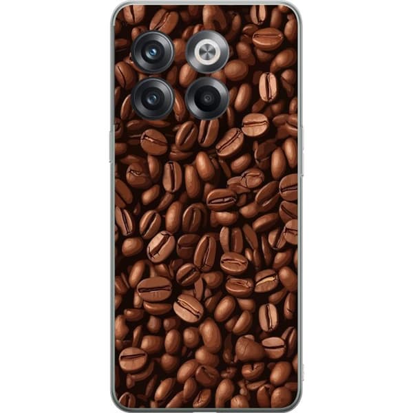 Kompatibelt Mobildeksel til OnePlus 10T Kaffebönor närbild brun