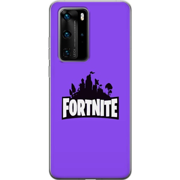 Huawei P40 Pro Läpinäkyvä kuori Fortnite