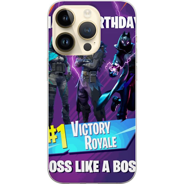 Apple iPhone 14 Pro Gjennomsiktig deksel Fortnite