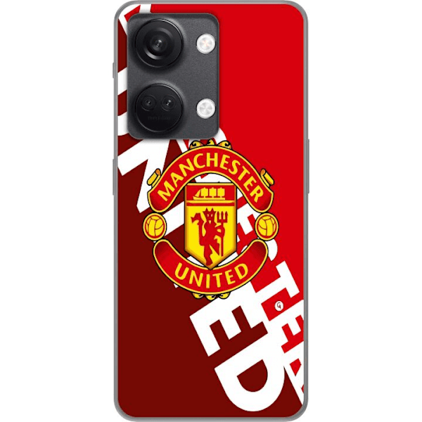 OnePlus Nord 3 Läpinäkyvä kuori Manchester United FC