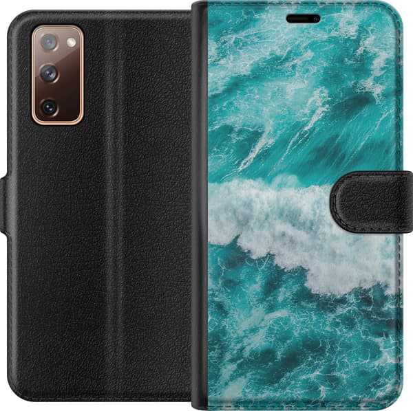 Kompatibel Tegnebogsetui til Samsung Galaxy S20 FE Hav