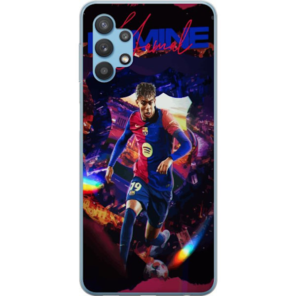 Samsung Galaxy A32 5G Genomskinligt Skal Yamal Rising Talent FC Barcelona Spelare Ung Fotbollsstjärna Populärt Motiv Sport Spanien Talent