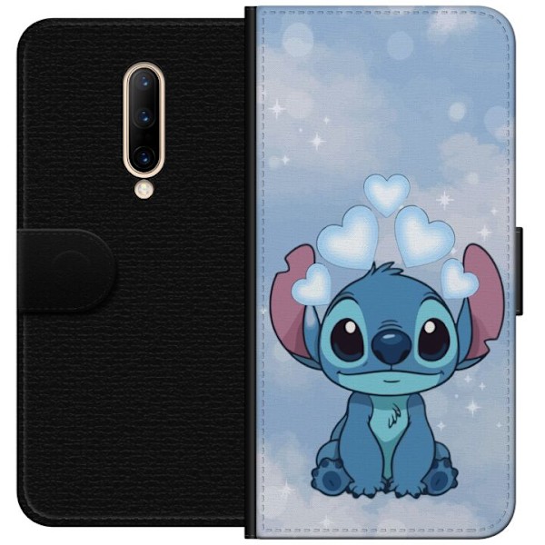OnePlus 7 Pro Tegnebogsetui Stitch Hoppende Glæde - Sjovt Des