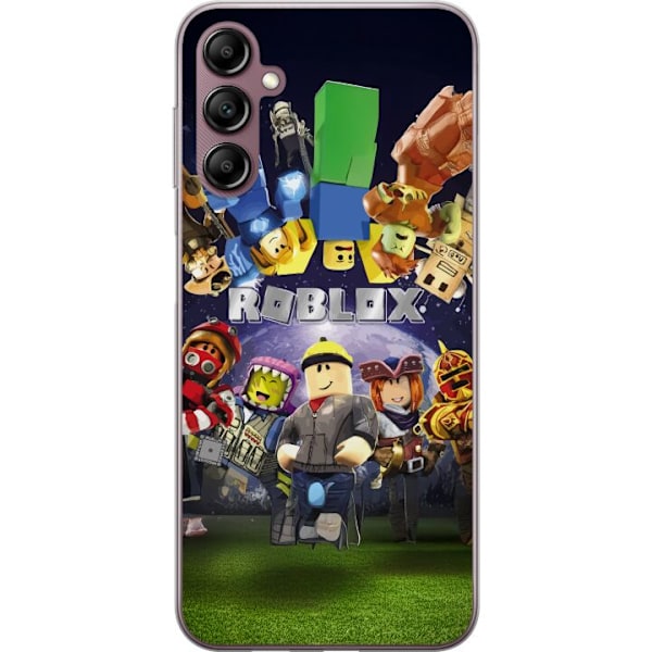 Samsung Galaxy A14 5G Gennemsigtig cover Roblox Verden - Gaming Eventyr for Børn og Unge