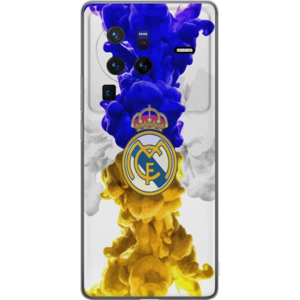 vivo X80 Pro Genomskinligt Skal Real Madrid Färger