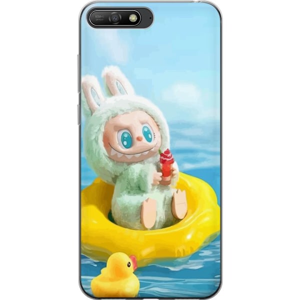 Huawei Y6 (2018) Gjennomsiktig deksel Labubu Macaron-serien