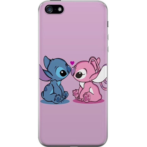 Apple iPhone 5 Läpinäkyvä kuori Kirjonta