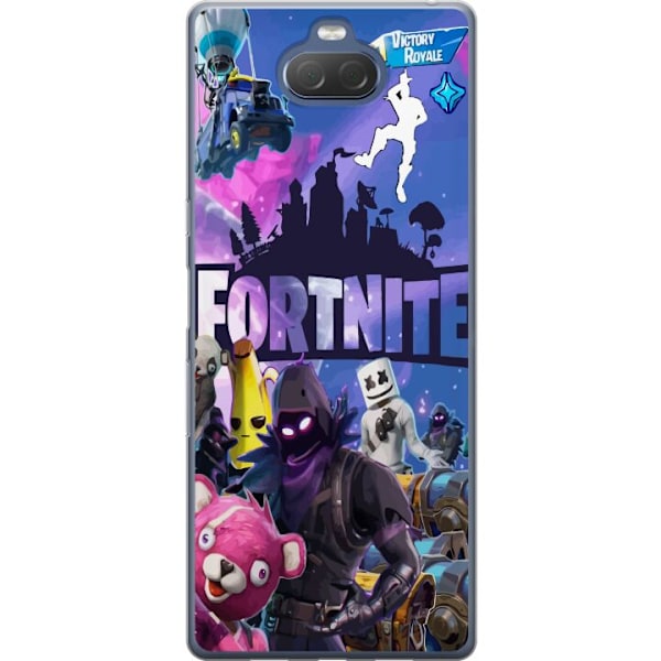 Sony Xperia 10 Plus Läpinäkyvä kuori Fortnite