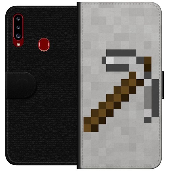 Samsung Galaxy A20s Tegnebogsetui Minecraft Værktøjer