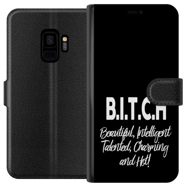 Samsung Galaxy S9 Tegnebogsetui Tekst