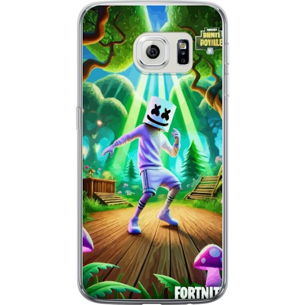 Samsung Galaxy S6 edge Läpinäkyvä kuori Fortnite