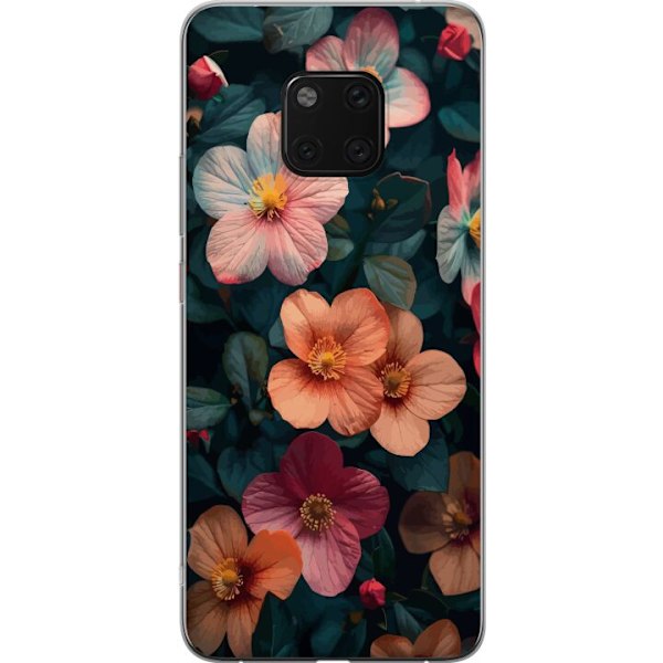 Huawei Mate 20 Pro Genomskinligt Skal Blommor