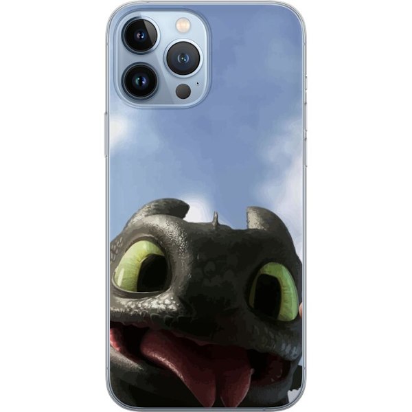 Apple iPhone 13 Pro Max Genomskinligt Skal How to Train Your Dragon (Draktränaren)