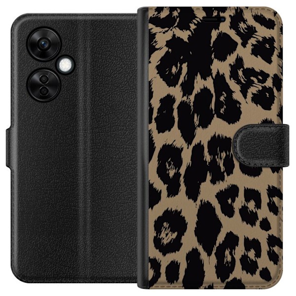 OnePlus Nord CE 3 Lite Tegnebogsetui Leopard