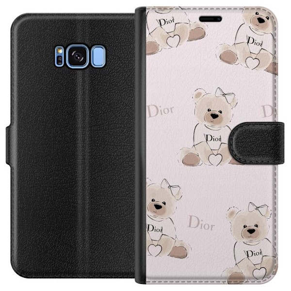 Samsung Galaxy S8 Lompakkokotelo Teddy Dior Vibes - ylellinen