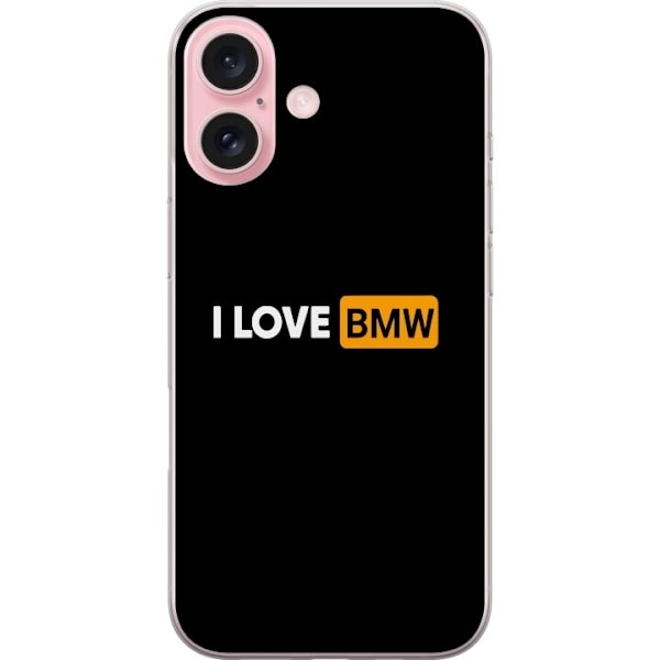 Apple iPhone 16 Gennemsigtig cover BMW