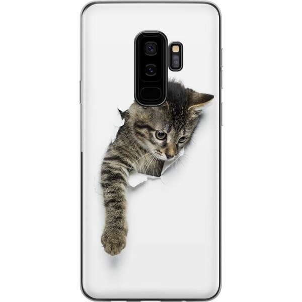 Samsung Galaxy S9+ Mjukt skal - Curious Kitten