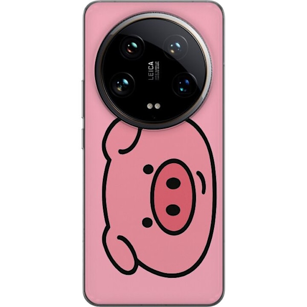 Xiaomi 14 Ultra Läpinäkyvä kuori Kawaii Piggy