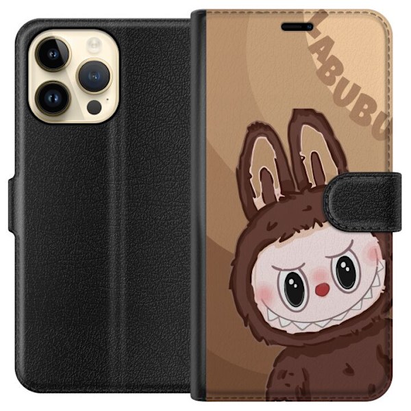 Apple iPhone 14 Pro Max Plånboksfodral Labubu Cloud Cutie –