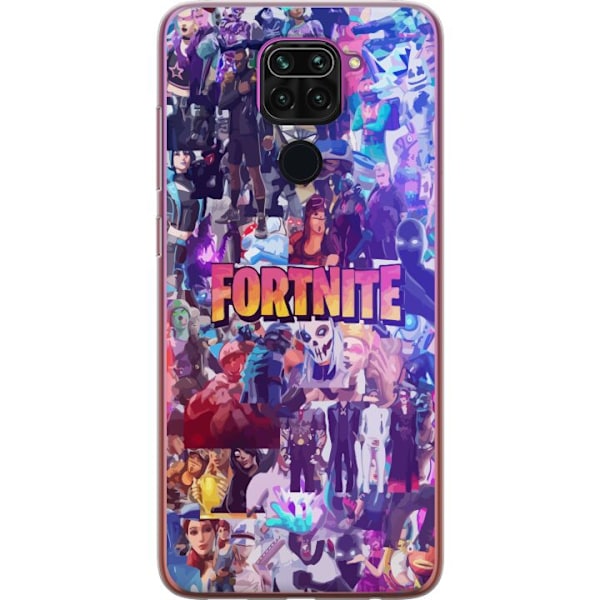 Xiaomi Redmi Note 9 Gennemsigtig cover Fortnite