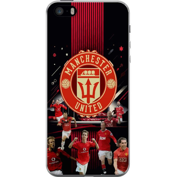 Apple iPhone SE (2016) Genomskinligt Skal Manchester United F.