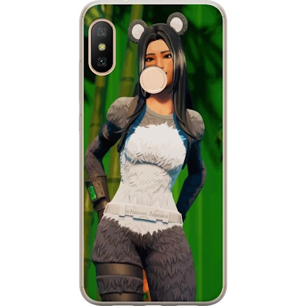 Xiaomi Redmi 6 Pro Gennemsigtig cover Fortnite