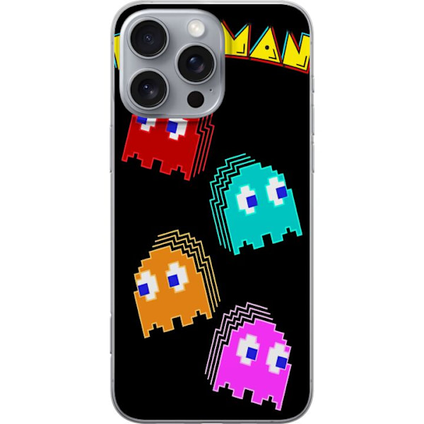 Apple iPhone 16 Pro Max Gennemsigtig cover Pac-Man