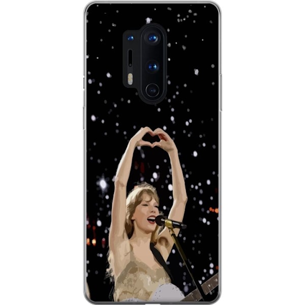 OnePlus 8 Pro Läpinäkyvä kuori Taylor Swift