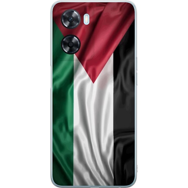 OnePlus Nord N20 SE Läpinäkyvä kuori Palestiinan lippu –