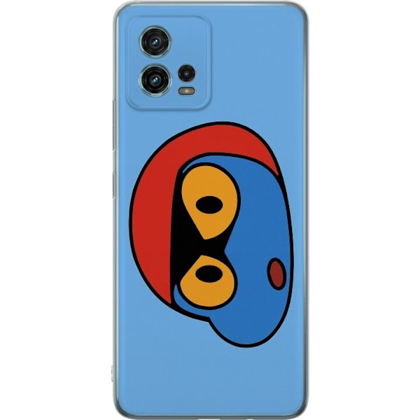 Motorola Moto G72 Genomskinligt Skal Bold Bot Head