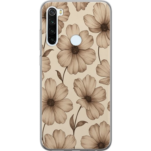 Xiaomi Redmi Note 8 Genomskinligt Skal Pastel Rush