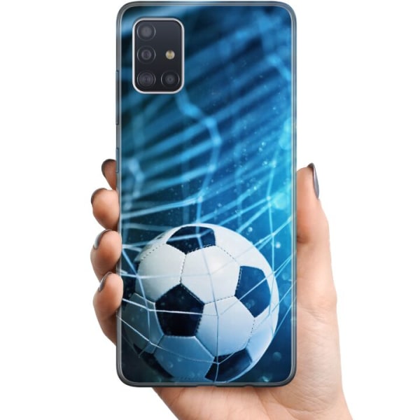 Samsung Galaxy A51 TPU Mobilcover VM Fodbold 2018