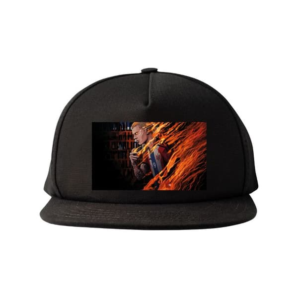 Snapback-lippalakki musta one size