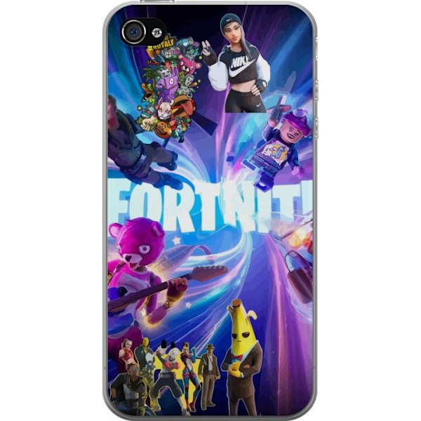 Apple iPhone 4s Läpinäkyvä kuori Fortnite