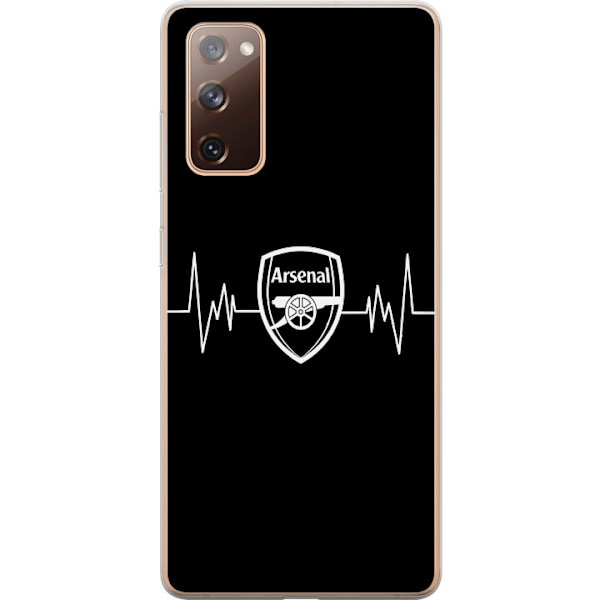 Samsung Galaxy S20 FE Läpinäkyvä kuori Arsenal